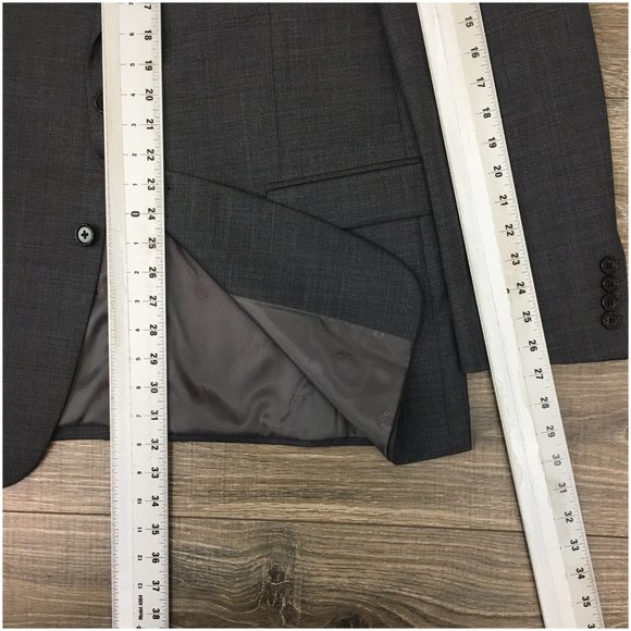 Ralph Lauren Mens Blazer Sport Coat Two Button Casual Jacket Size 44L Wool Suits - Picture 13 of 13